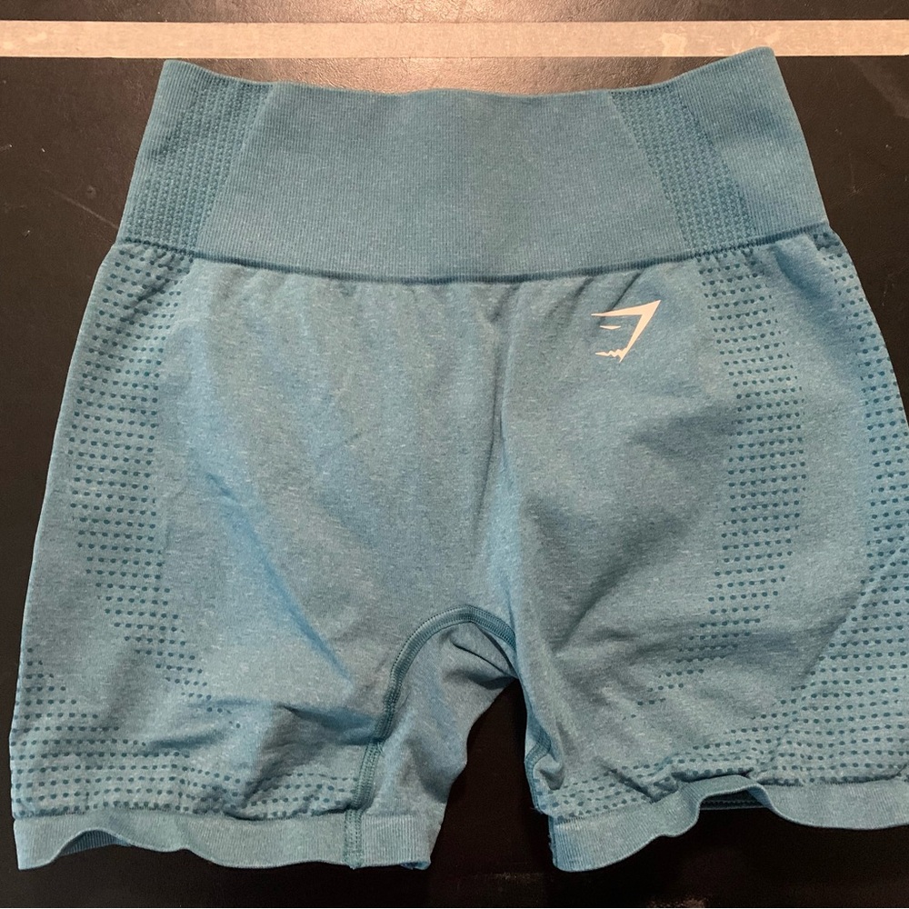 Gymshark Teal Athletic Shorts Small